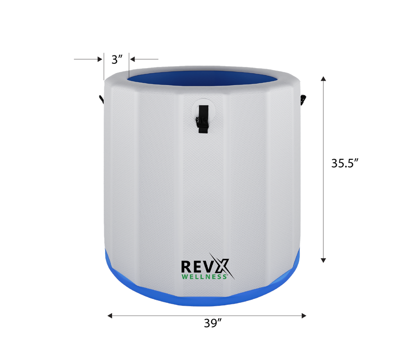 RevX Inflatable Barrel with Inflatable Steps