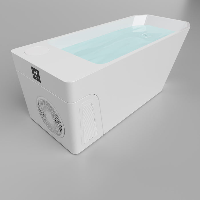 All-in-One Acrylic Cold Plunge Tub with Built-In Chiller