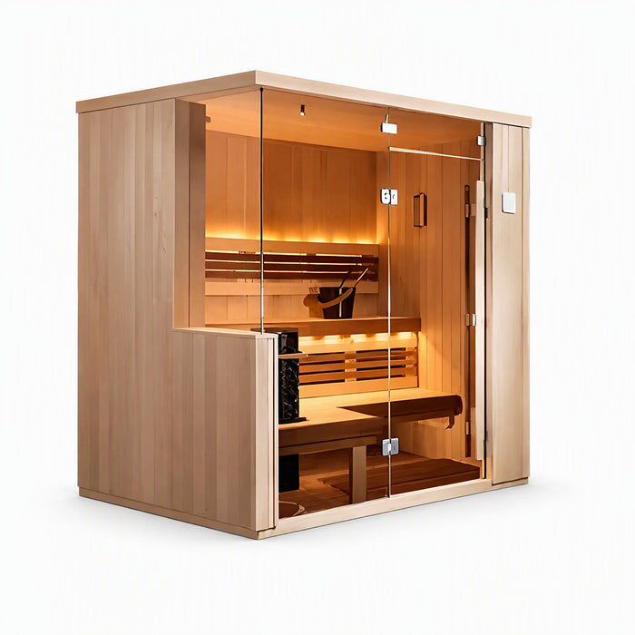 Luxury 2 Person Indoor Infrared Sauna | Hybrid Full Spectrum, Low EMF, CE Certified