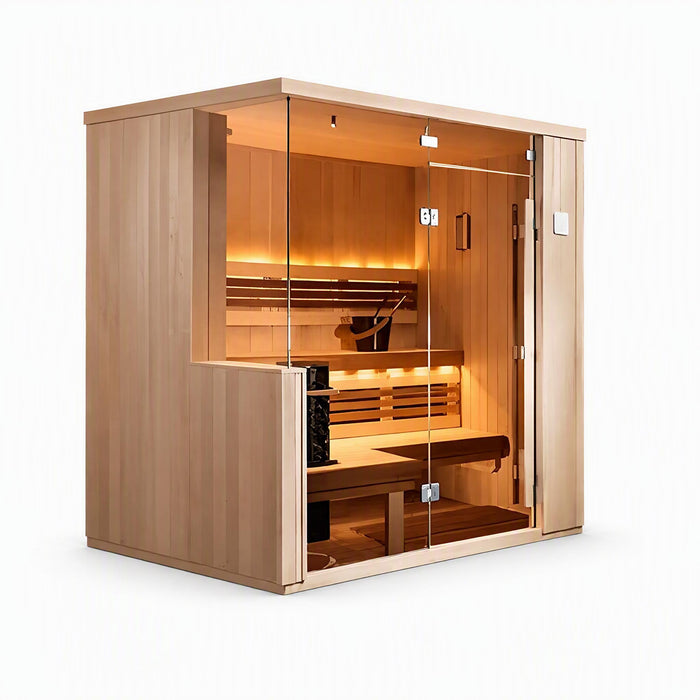 Luxury 2 Person Indoor Infrared Sauna | Hybrid Full Spectrum, Low EMF, CE Certified